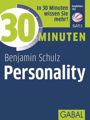 cover image of 30 Minuten Personality
